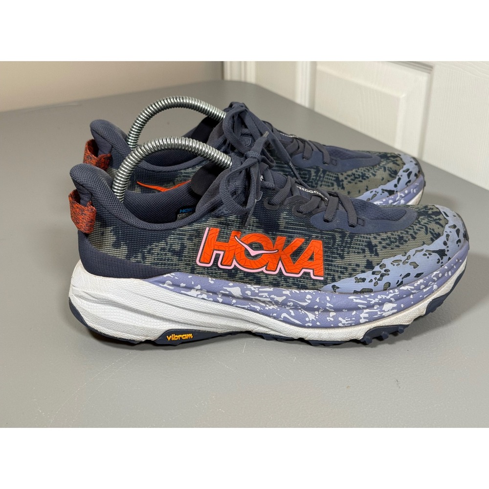 Hoka Speedgoat 6 Womens Trail Running Shoes Night Sky Deep Teal 1147811 NDS 8.5B